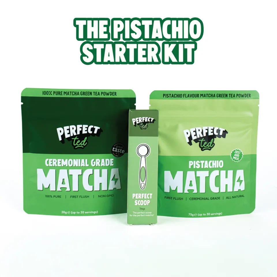 Perfect Ted Pistachio Starter Kit matchapulver pistasch
