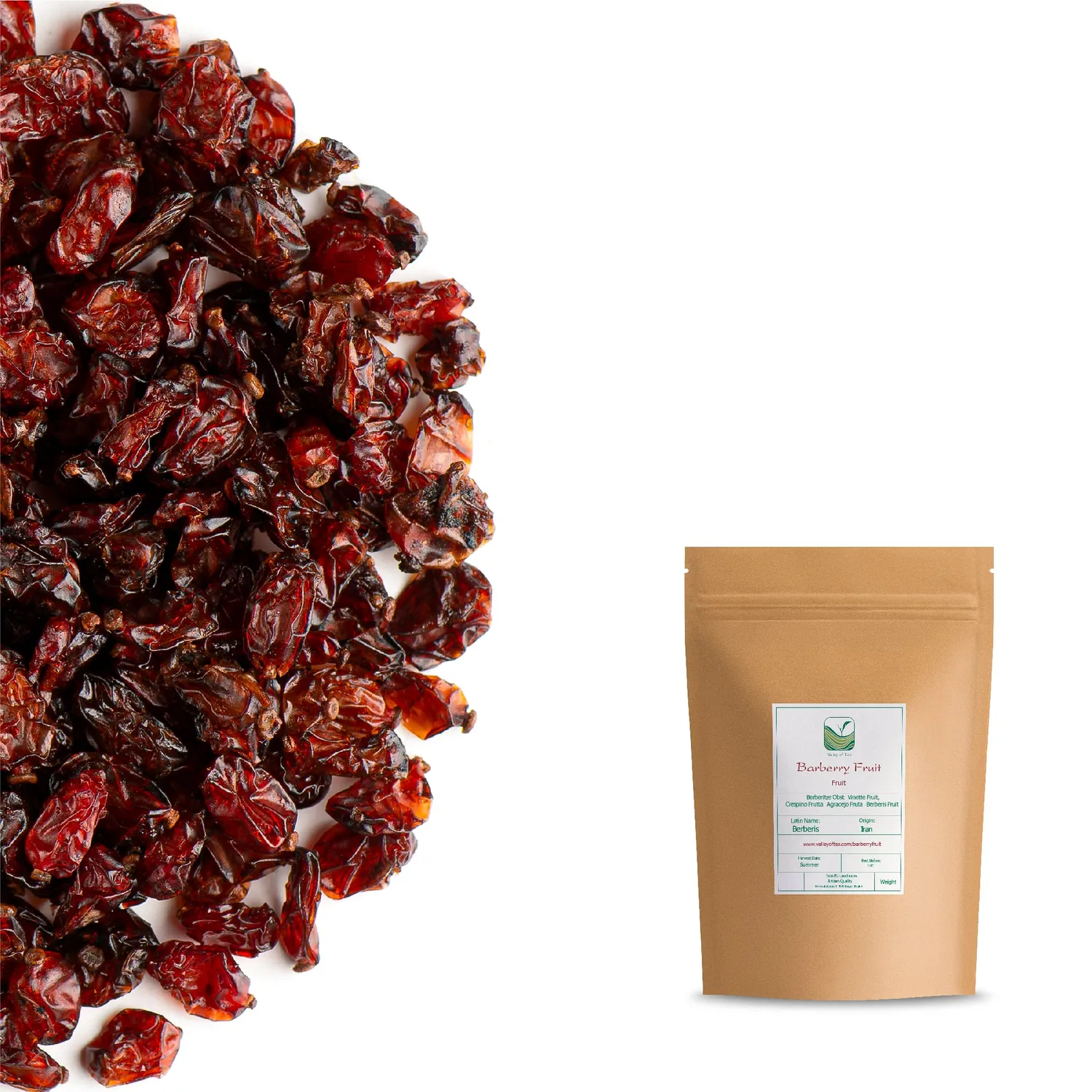 Valley of Tea Berberisbär torkade 200g syrliga
