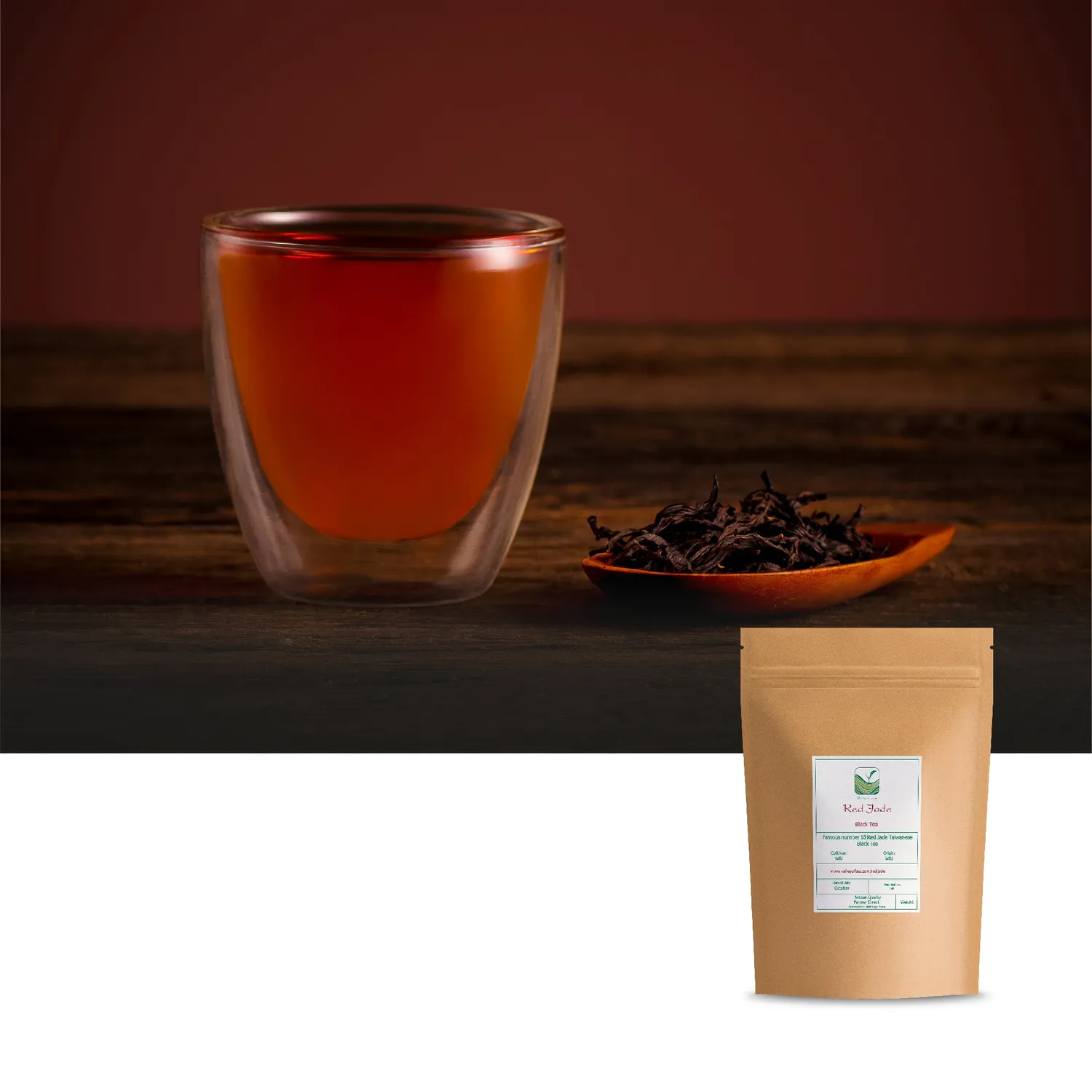Valley of Tea Red Jade svart te 50g ruby