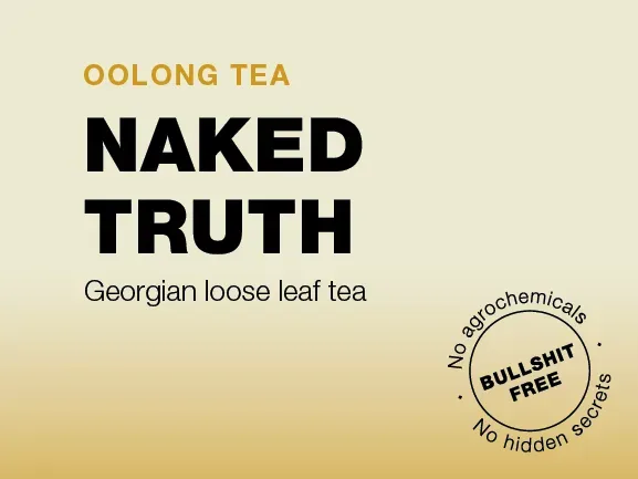 Renegade Tea Estate CG Naked Truth oolongte 150 g lättfermenterat