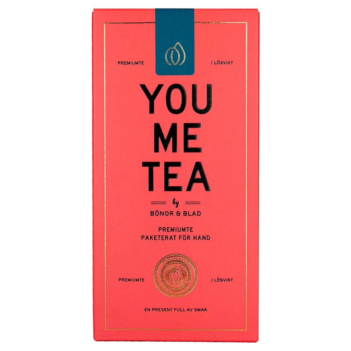 Bönor & Blad You Me Tea Söderte svart te 90 g rosor