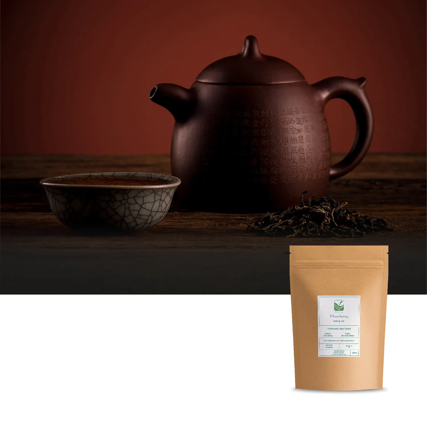 Valley of Tea Paochong oolongte 100g mild pouchong