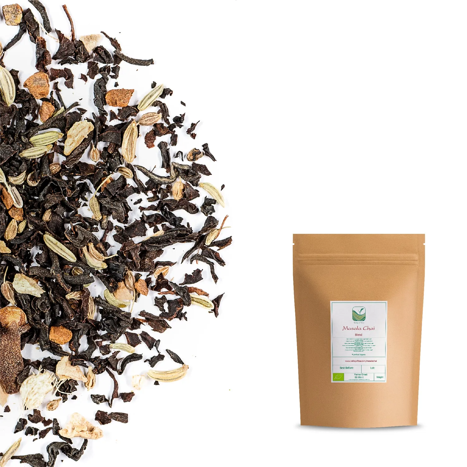 Valley of Tea Masala Chai kryddte 200g lösvikt