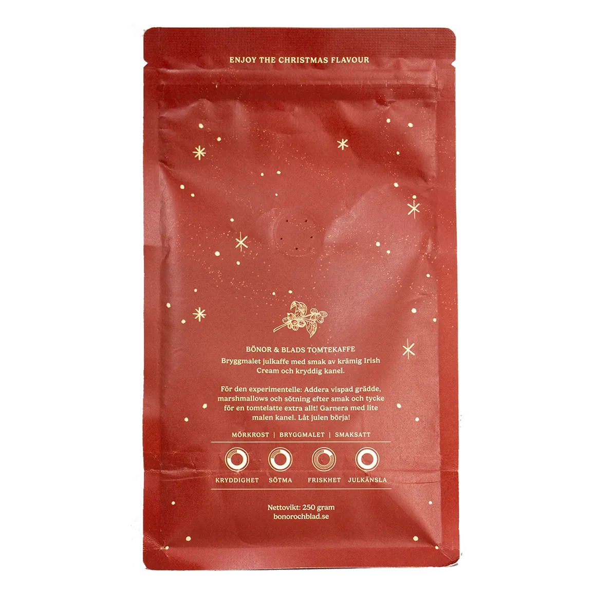 Bönor & Blad Tomtekaffe julkaffe 250 g kanel irish cream