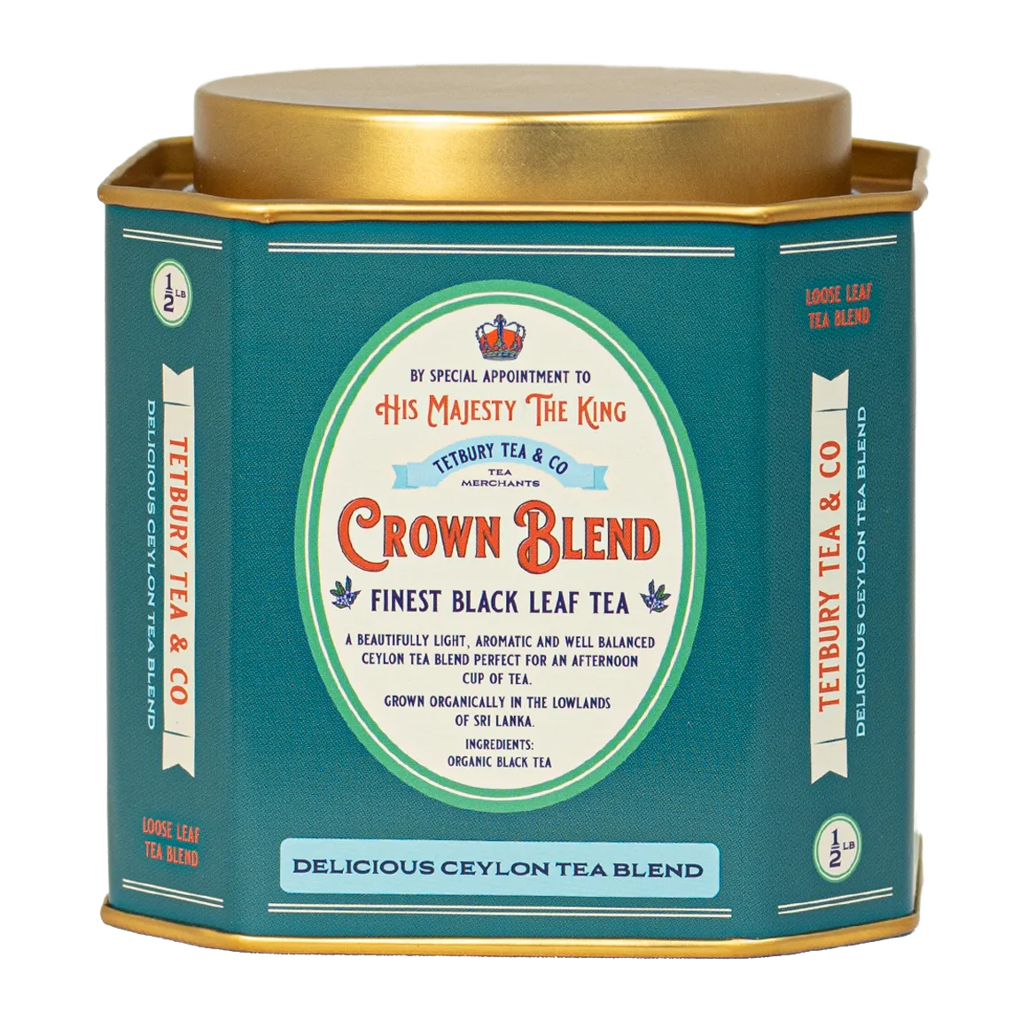 Bönor & Blad Crown Blend teburk plåt retro