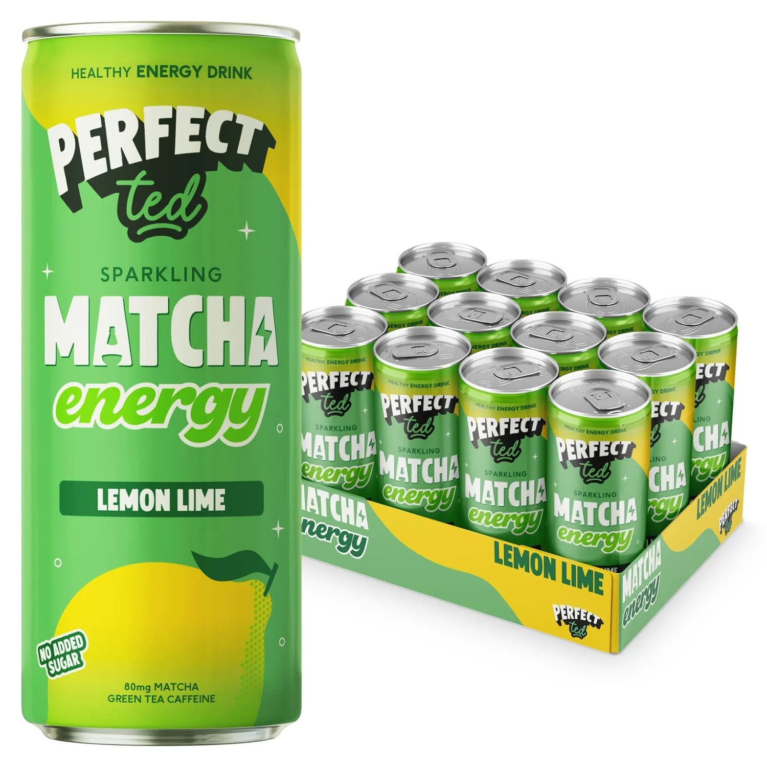 Perfect Ted Lemon Lime energidryck 12-pack