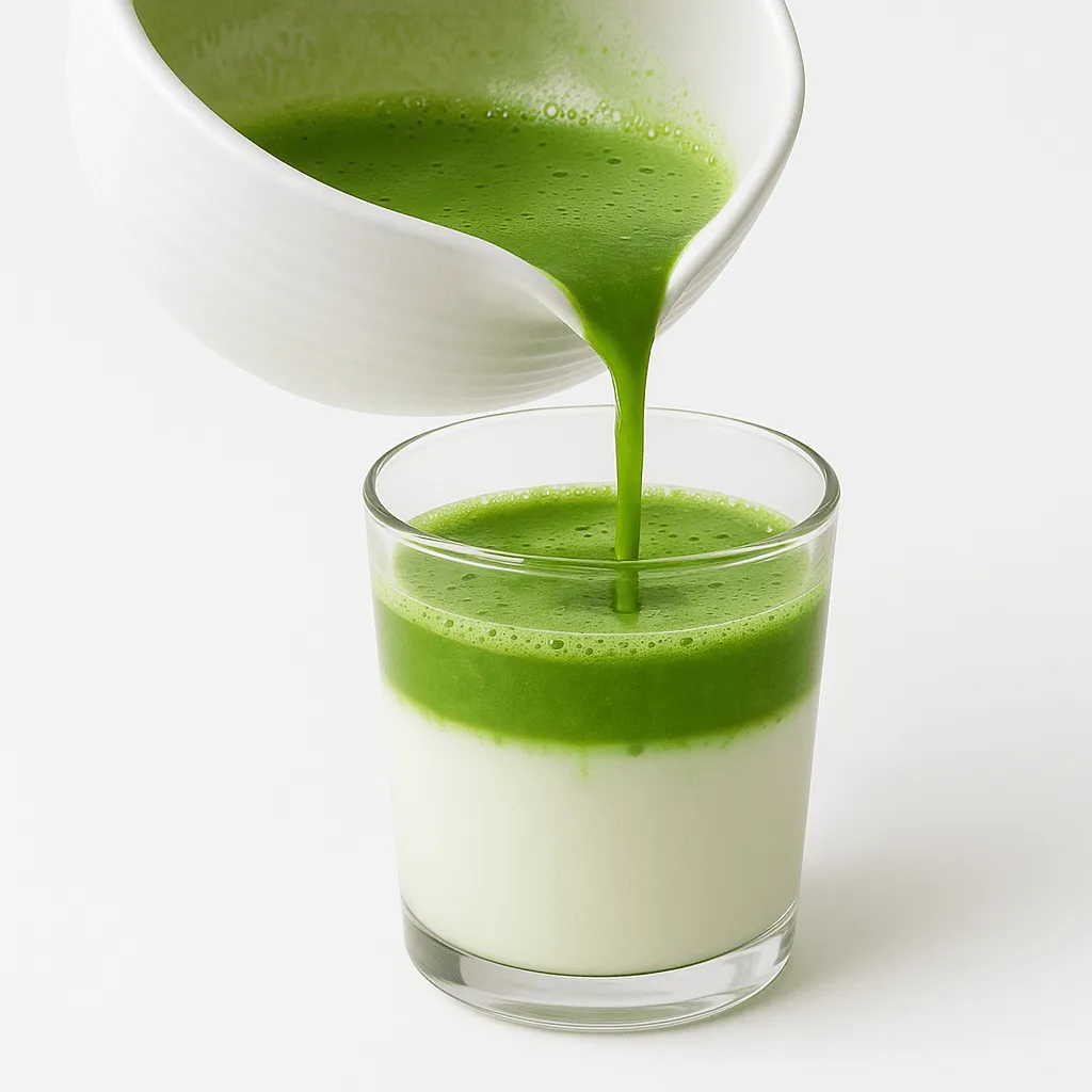 Matcha Magic matchaskål med pip 430 ml vit
