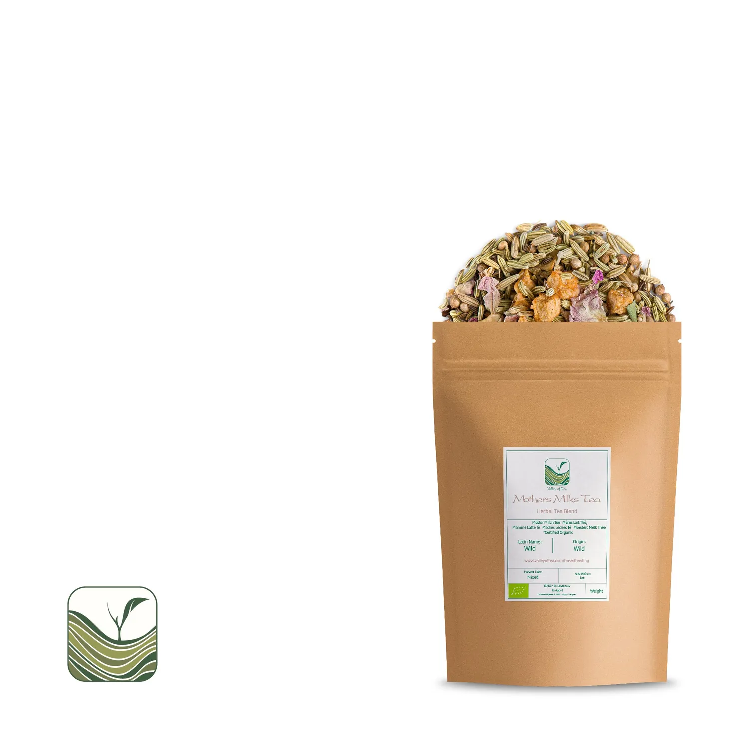 Valley of Tea Modersmjölkste örtte 100g koffeinfritt