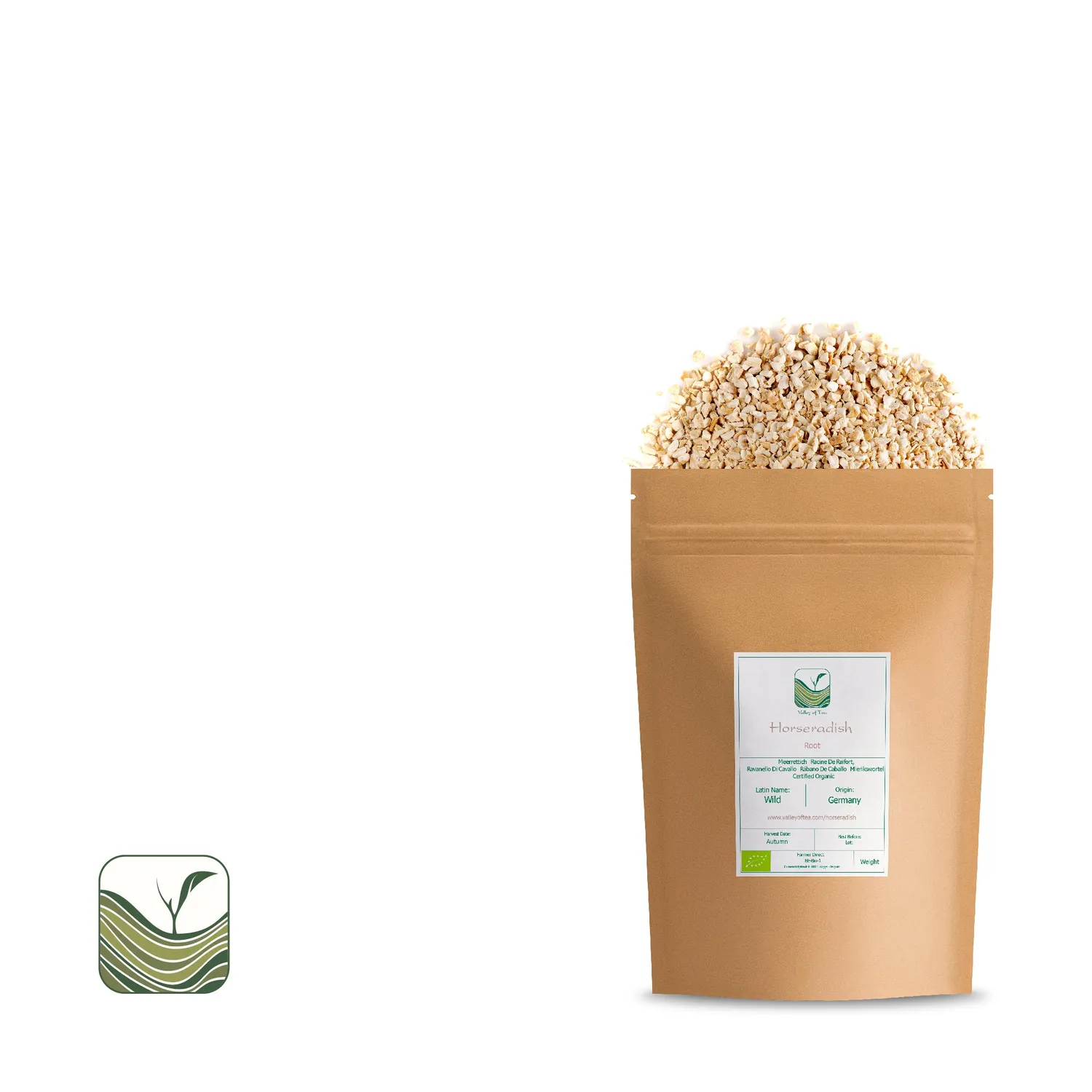 Valley of Tea Pepparrot krydda 100g ekologisk stark