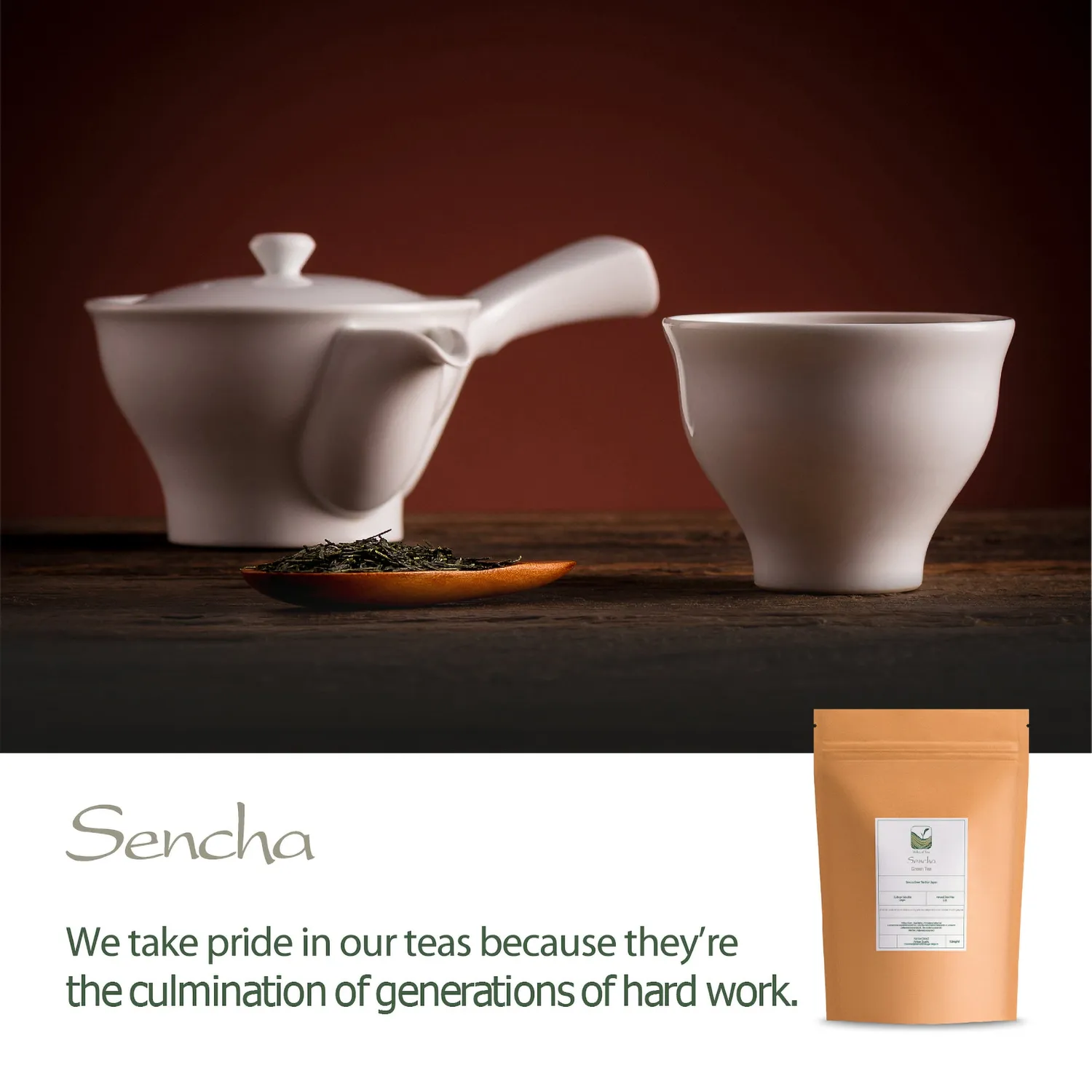 Valley of Tea Sencha grönt te 100g japanskt