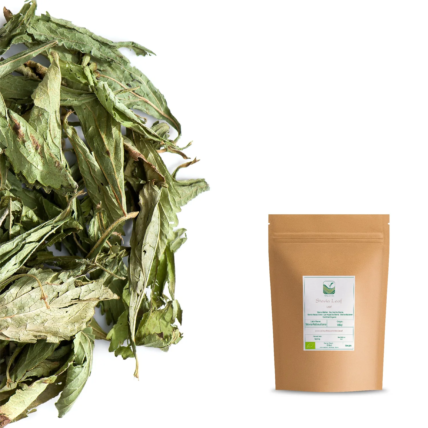 Valley of Tea Steviablad 50 g söta blad