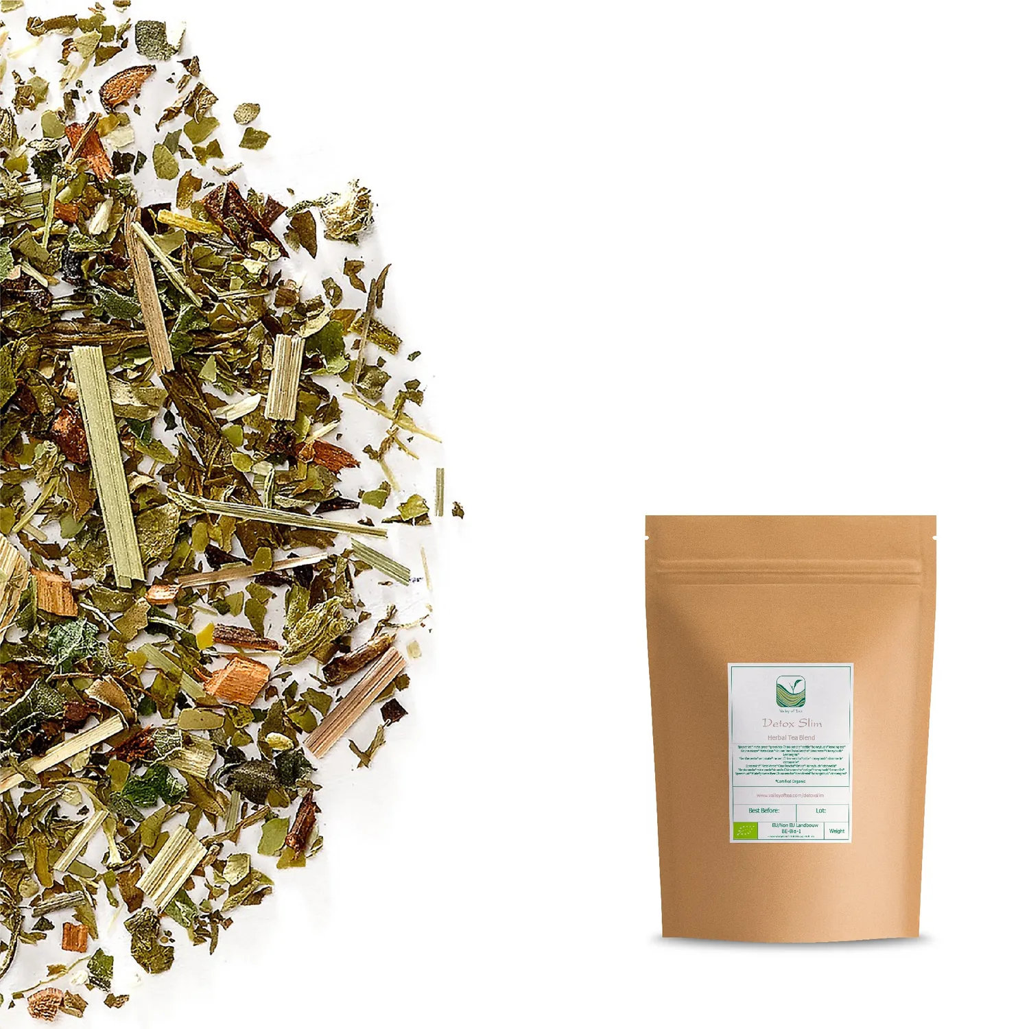 Valley of Tea Mate Sencha Mint te 100g grön blend