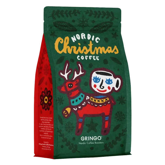 Gringo Nordic Christmas Coffee kaffe 250 g ljusrost