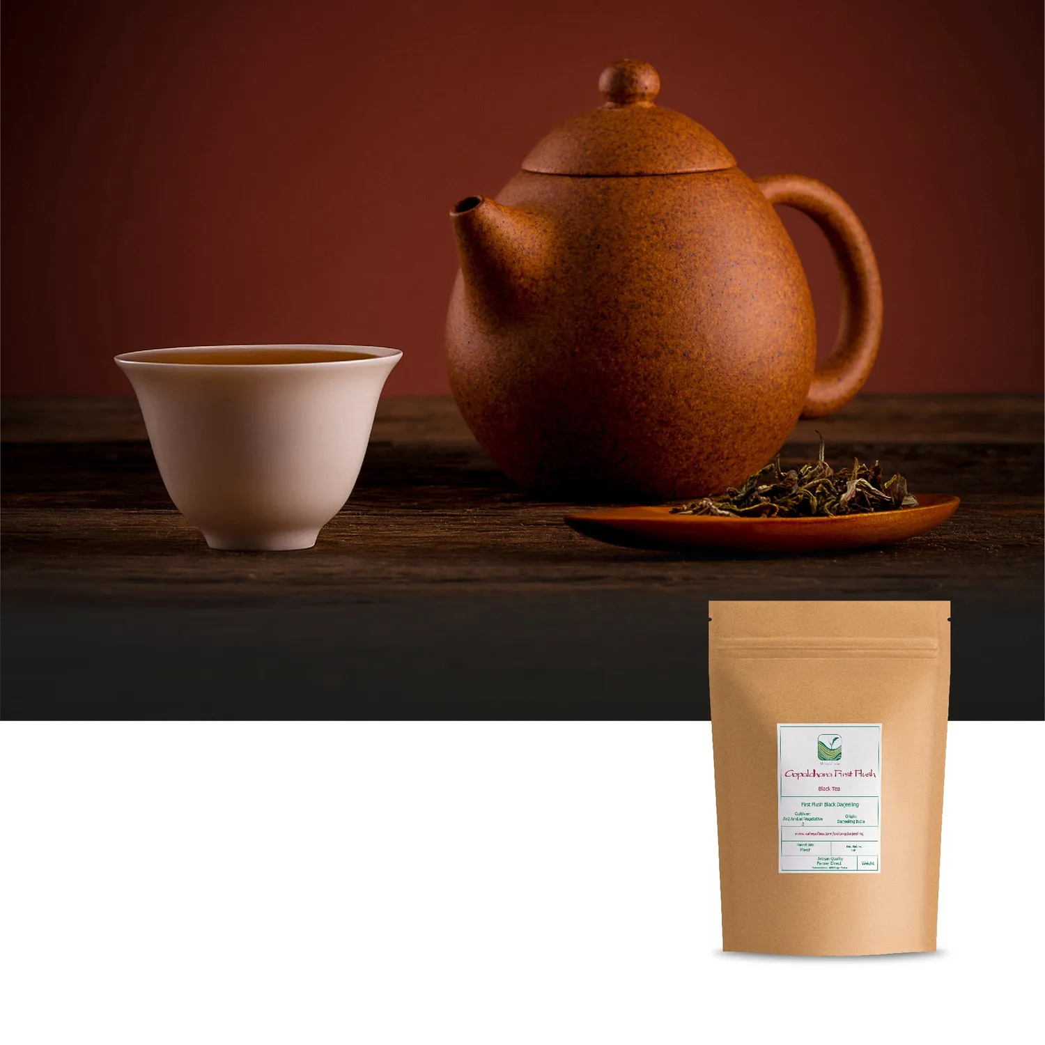 Valley of Tea Gopaldhara First Flush svart te 100g muskatell