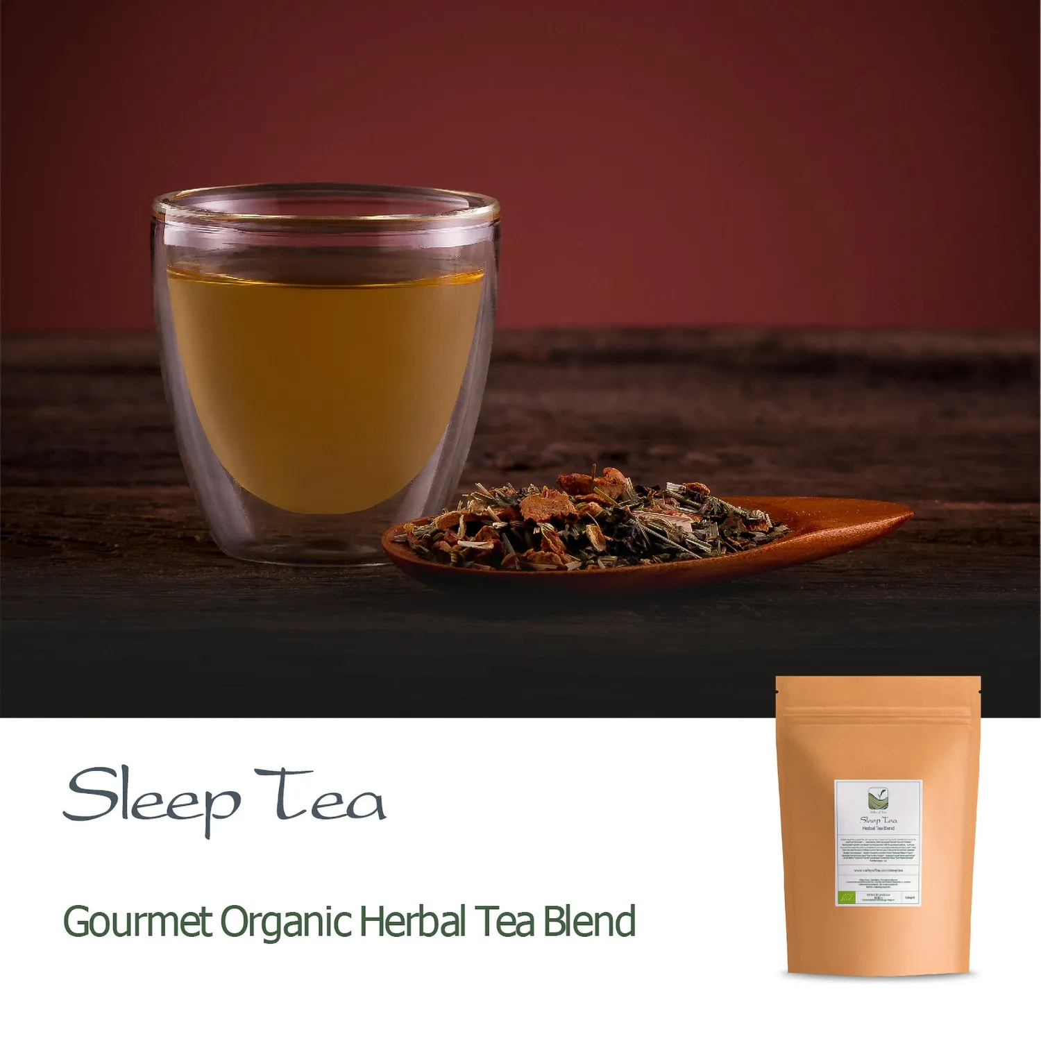 Valley of Tea Sömn Te örtblandning lösvikt 100g koffeinfri