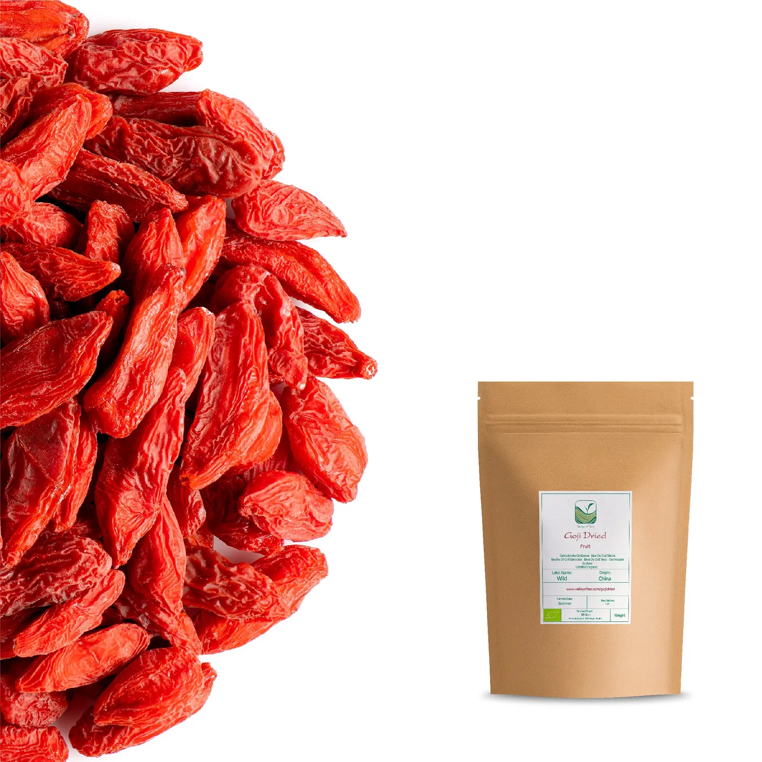 Valley of Tea Gojibär torkade 250g ekologiska