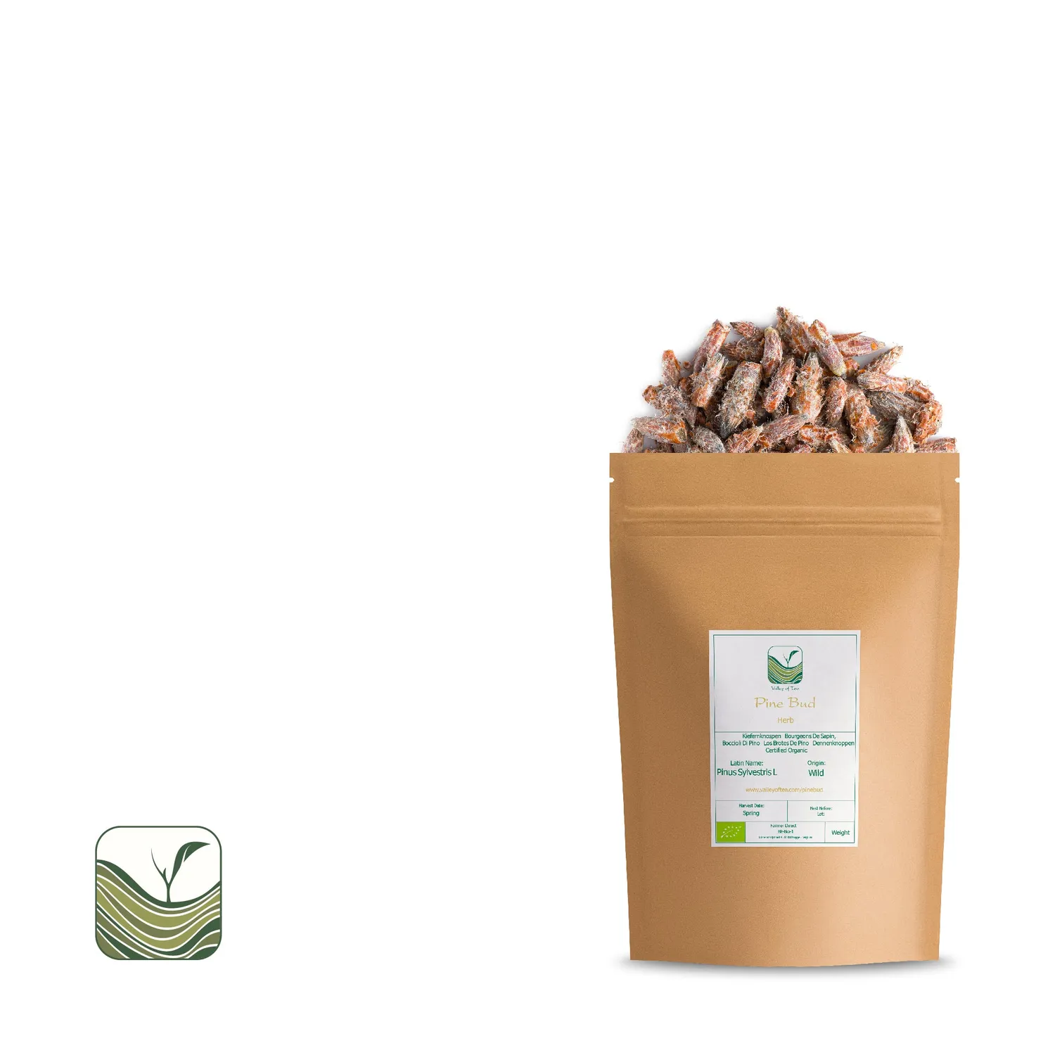 Valley of Tea Tallknoppar örtte 50g barrfräsch