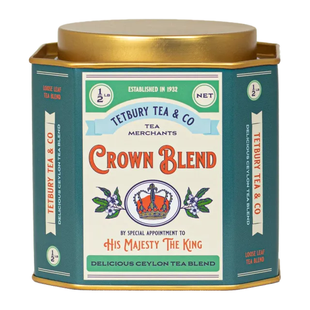 Bönor & Blad Crown Blend teburk plåt retro