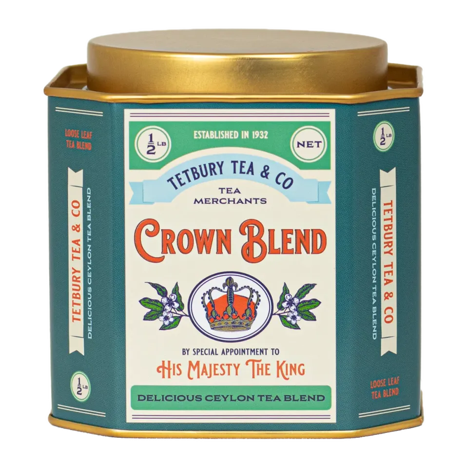 Bönor & Blad Crown Blend teburk plåt retro