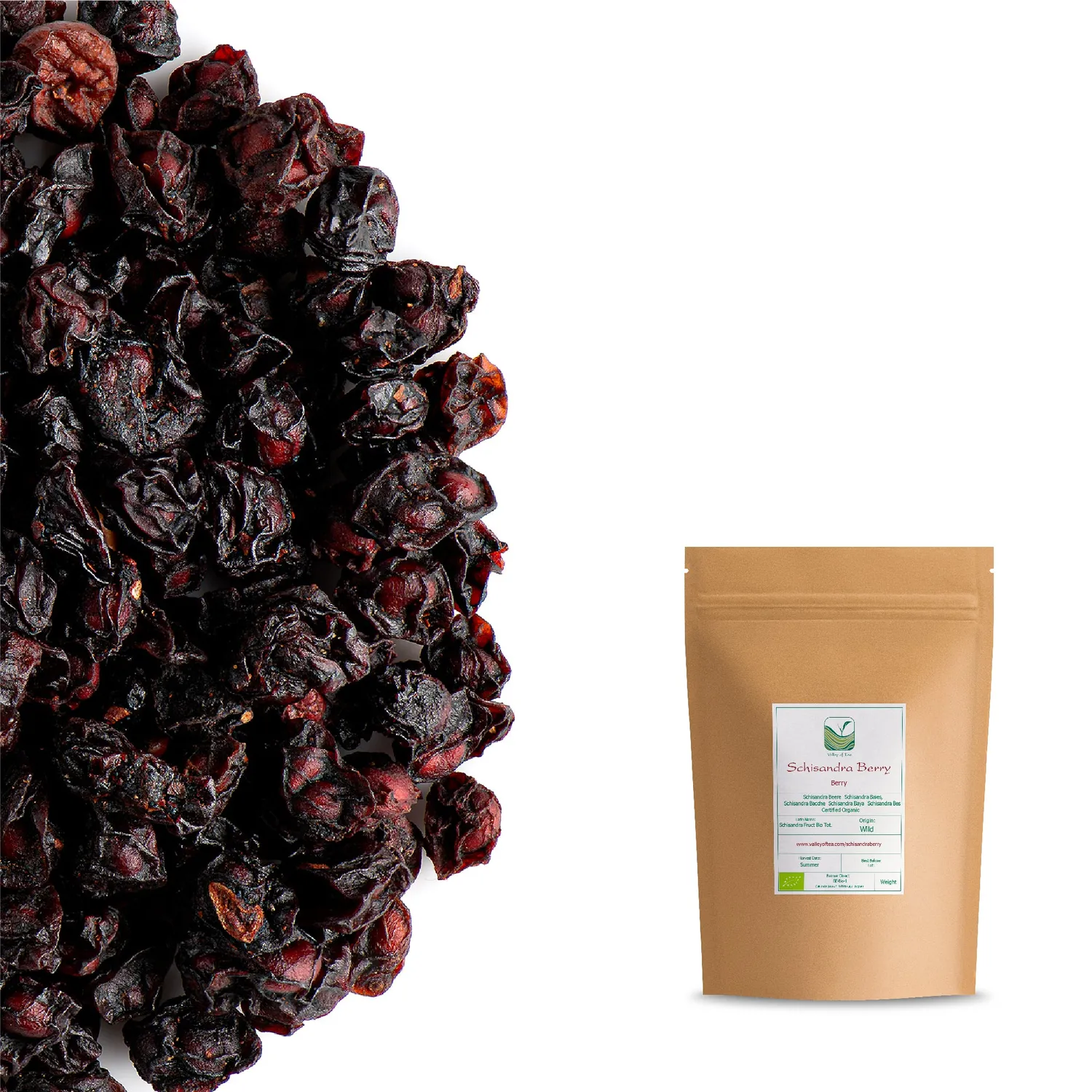 Valley of Tea Schisandrabär örtte 25g fem smaker