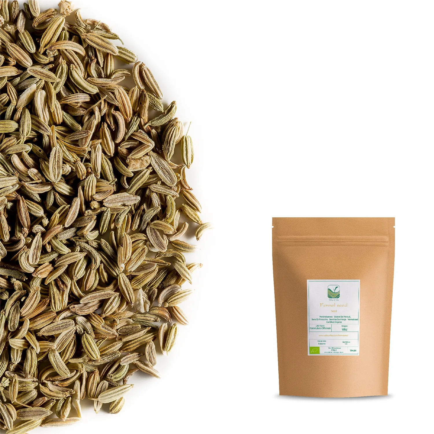 Valley of Tea Fänkålsfrön örtte 200 g ekologisk