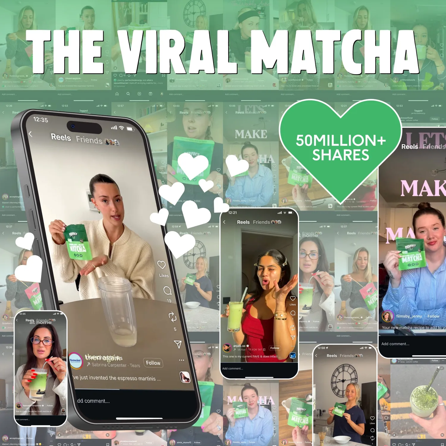 Perfect Ted Matcha variety pack 4 smaker