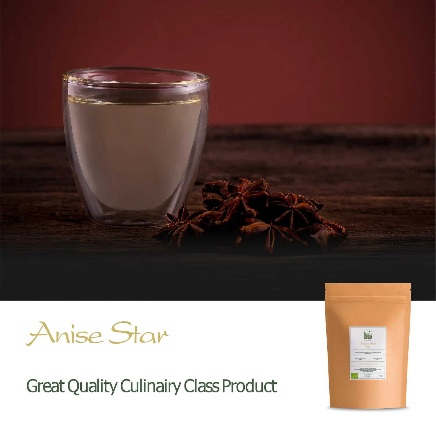 Valley of Tea Stjärnanis ekologisk krydda 100g hel