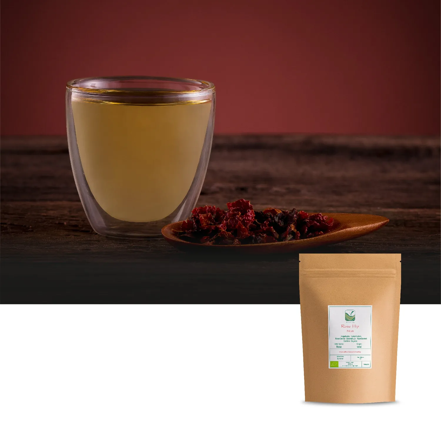 Valley of Tea Nypon örtte lösvikt 100g syrlig