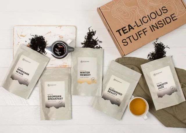 Renegade Tea Estate Dark Set svart te 250g 5 sorter