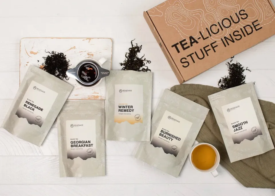 Renegade Tea Estate Dark Set svart te 250g 5 sorter