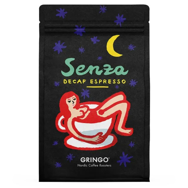 Gringo Senza Decaf espresso koffeinfritt 500 g