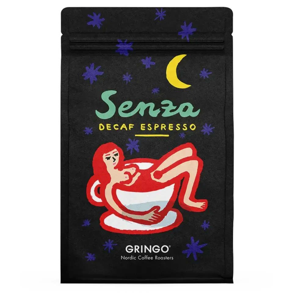 Gringo Senza Decaf espresso koffeinfritt 500 g