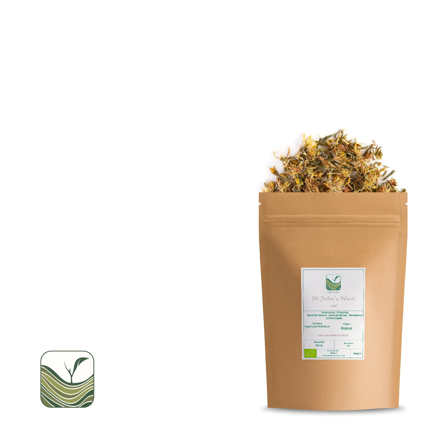 Valley of Tea Johannesört örtte 100g lösvikt ekologisk