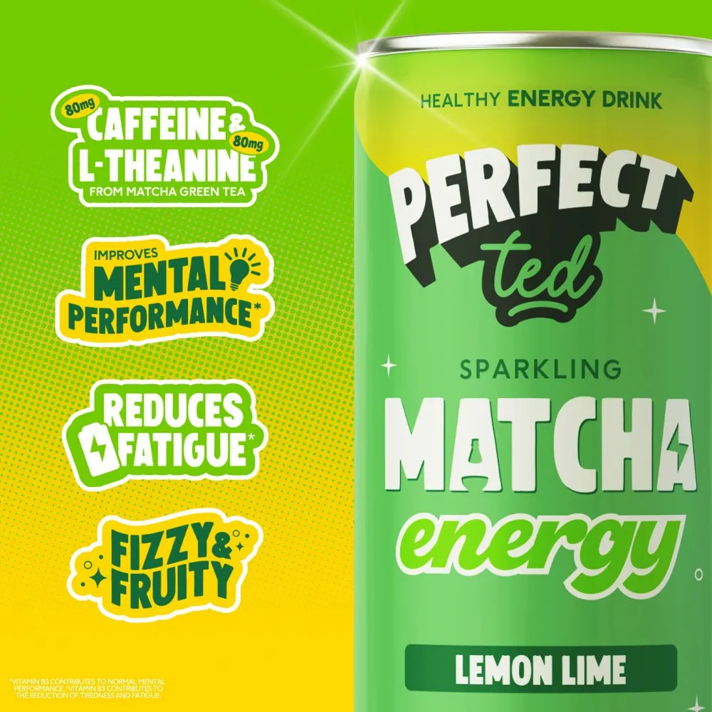 Perfect Ted Lemon Lime energidryck 12-pack
