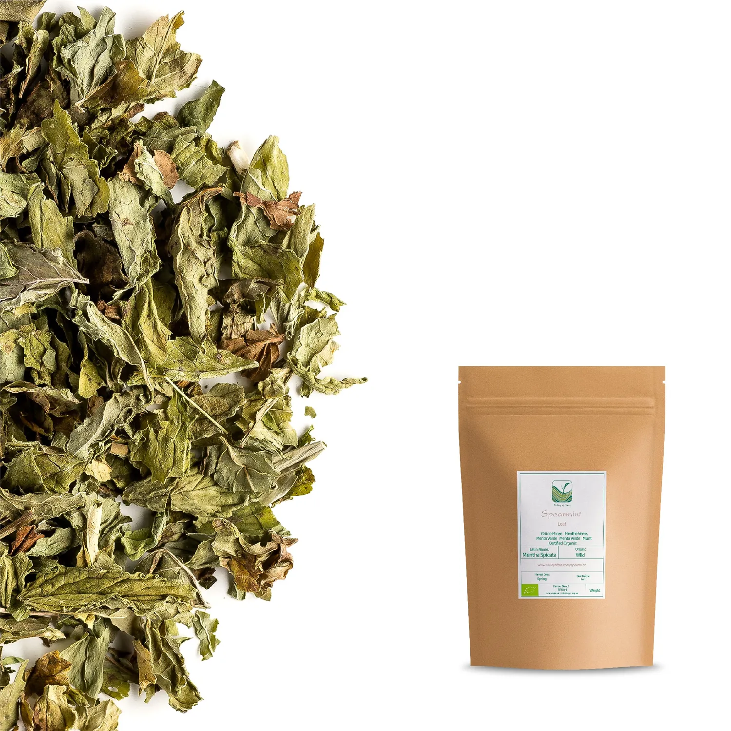 Valley of Tea Grönmynta örtte lösvikt 100g