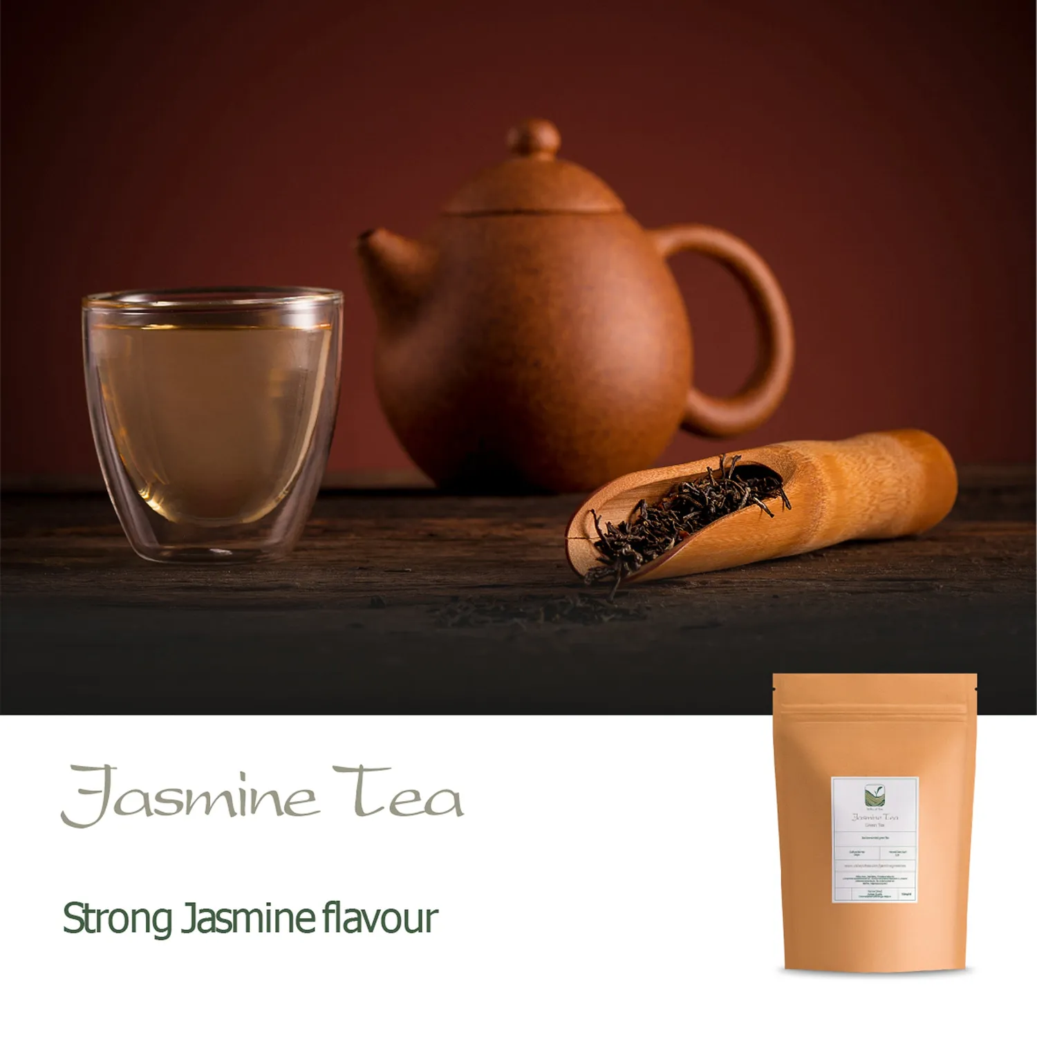 Valley of Tea Jasminte grönt te 100g lösvikt