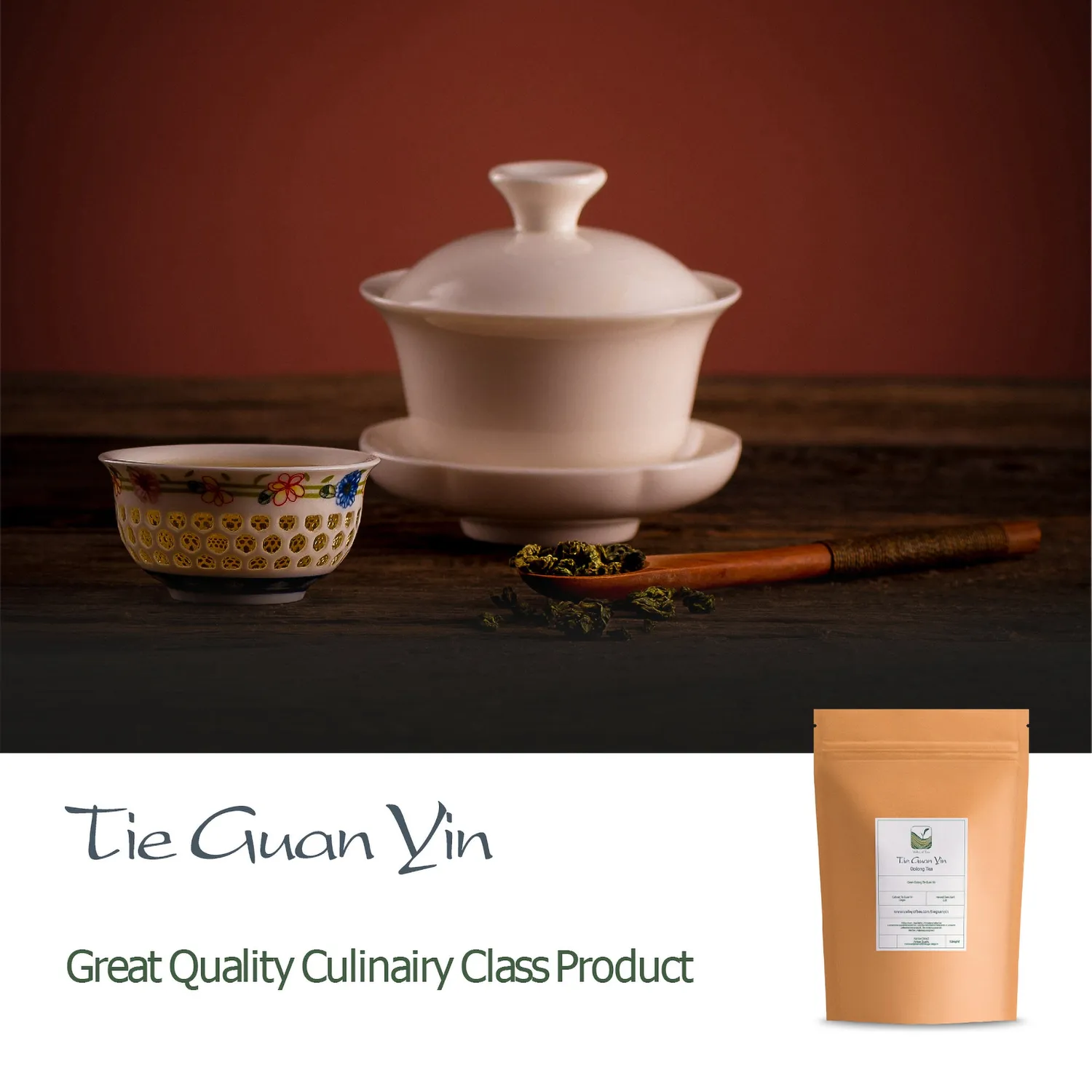 Valley of Tea Tie Guan Yin oolongte 100g blommigt