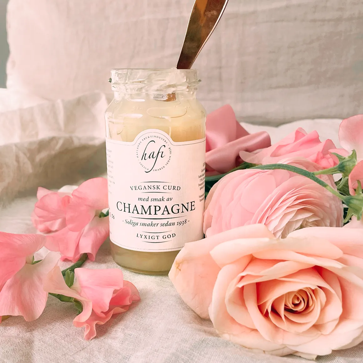 Hafi vegansk champagnecurd citron 235 g ekologisk