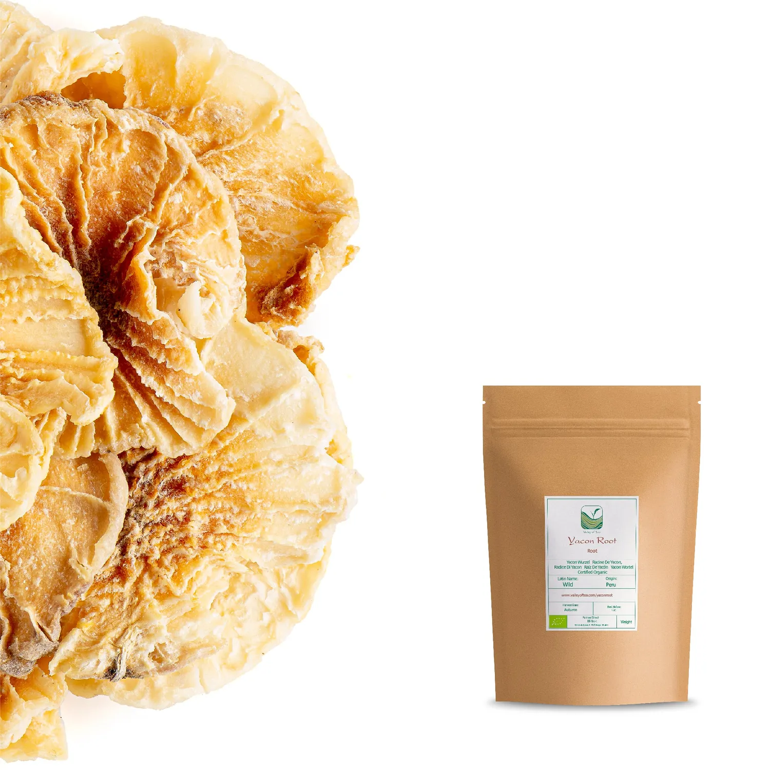 Valley of Tea Yacon Rot pulver 50g sötning