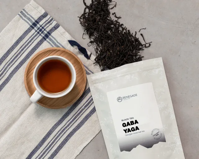 Renegade Tea Estate Gaba Yaga svart te 150 g fruktig