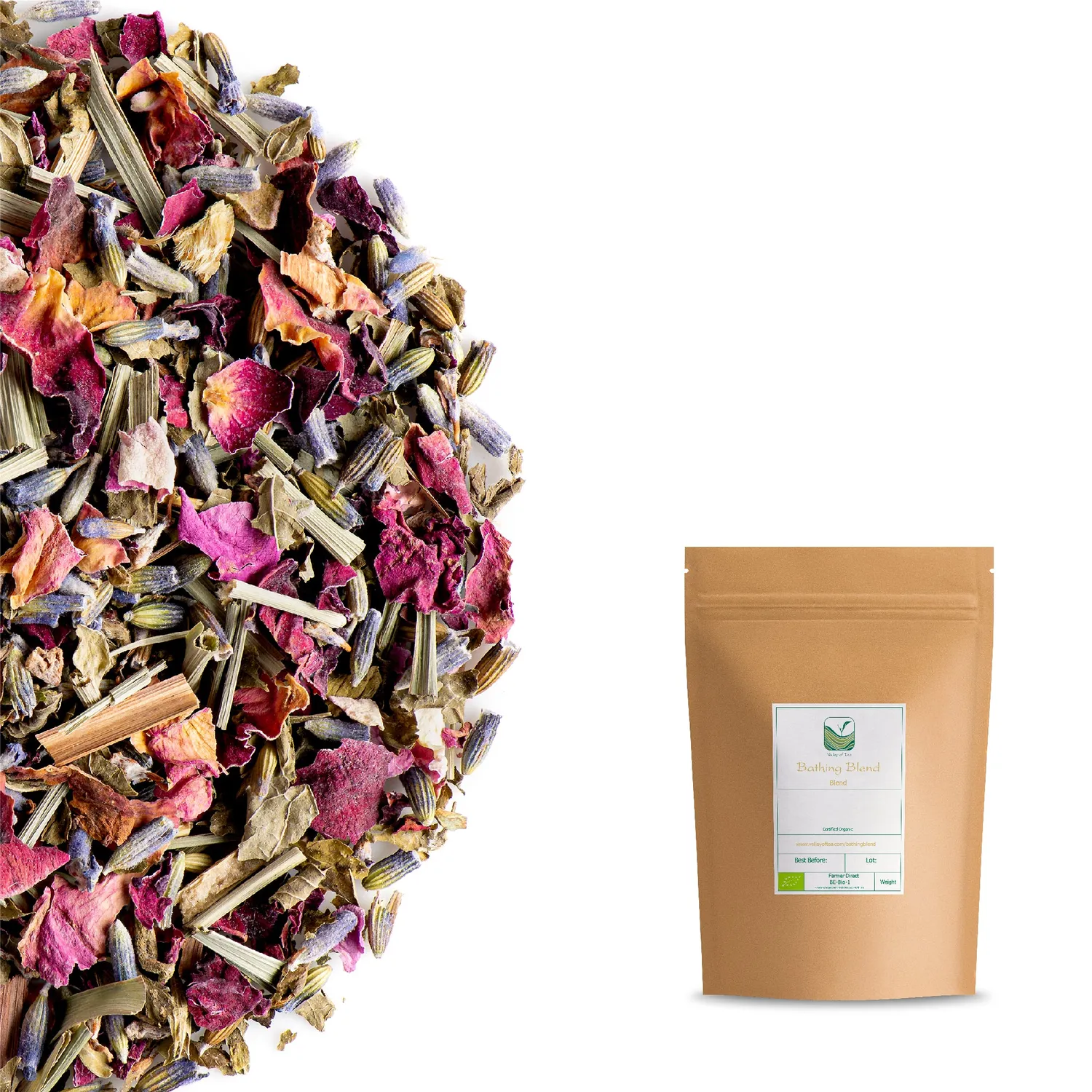 Valley of Tea Badblandning potpurri 100g lavendel