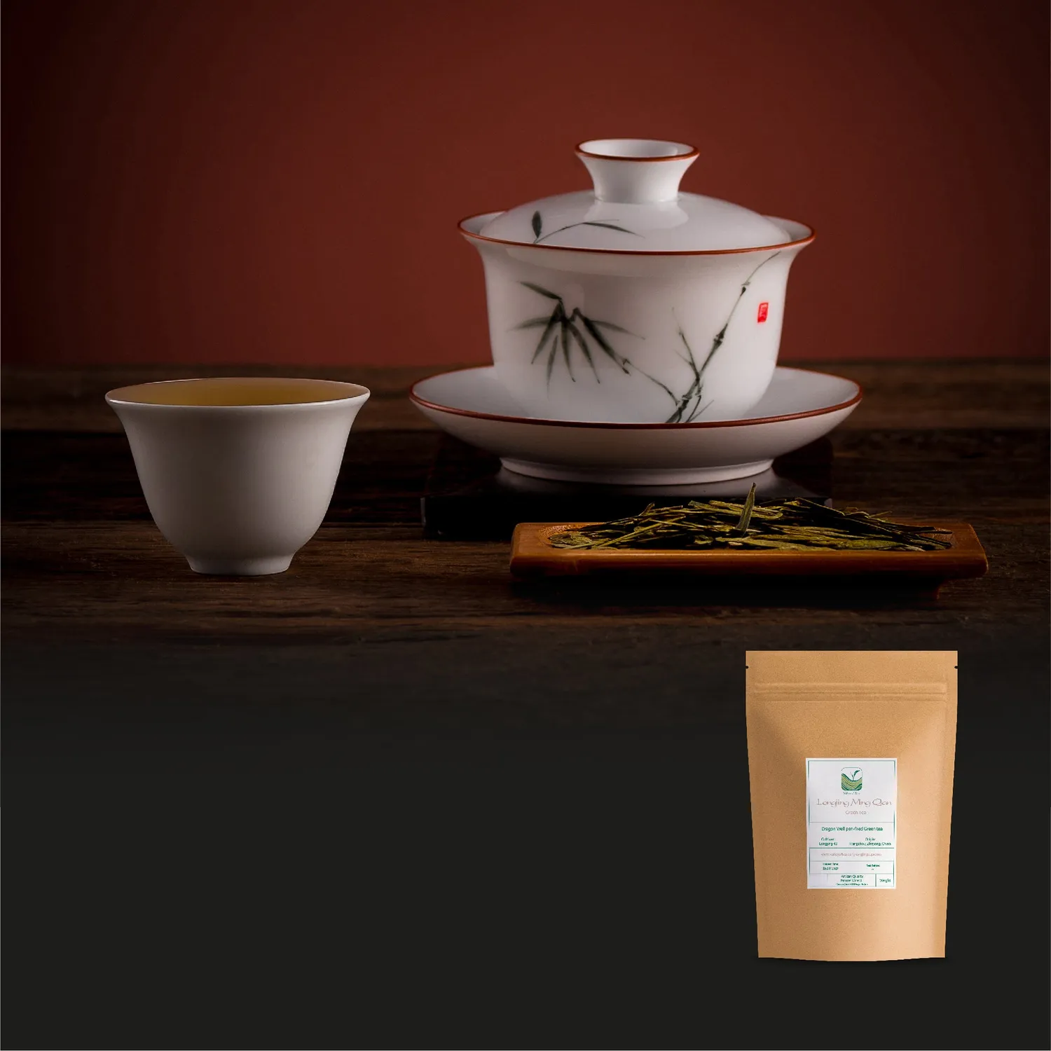 Valley of Tea Longjing Ming Qian grönt te 50g första skörd