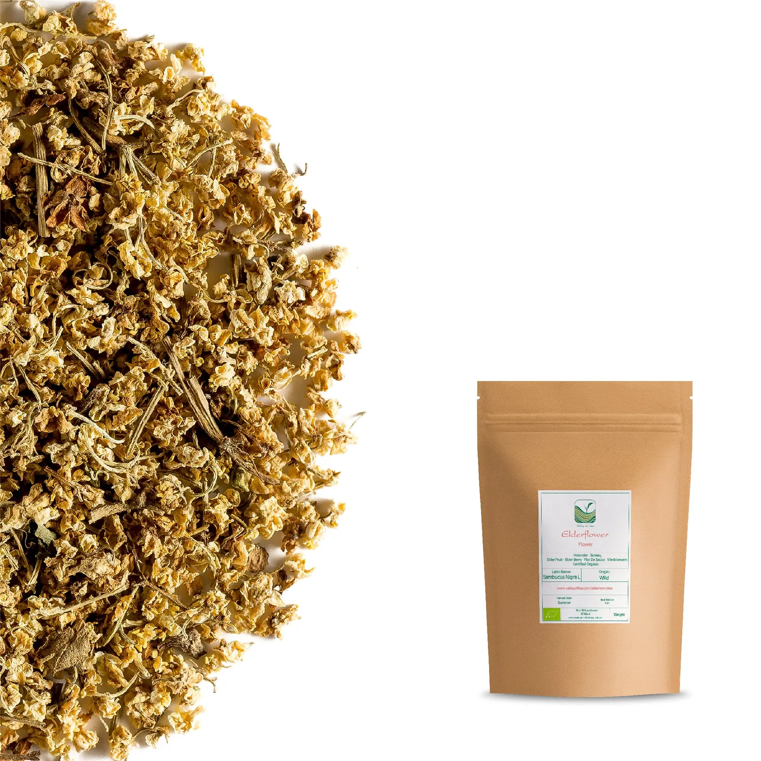 Valley of Tea fläderblom örtte lösvikt 200g ekologisk