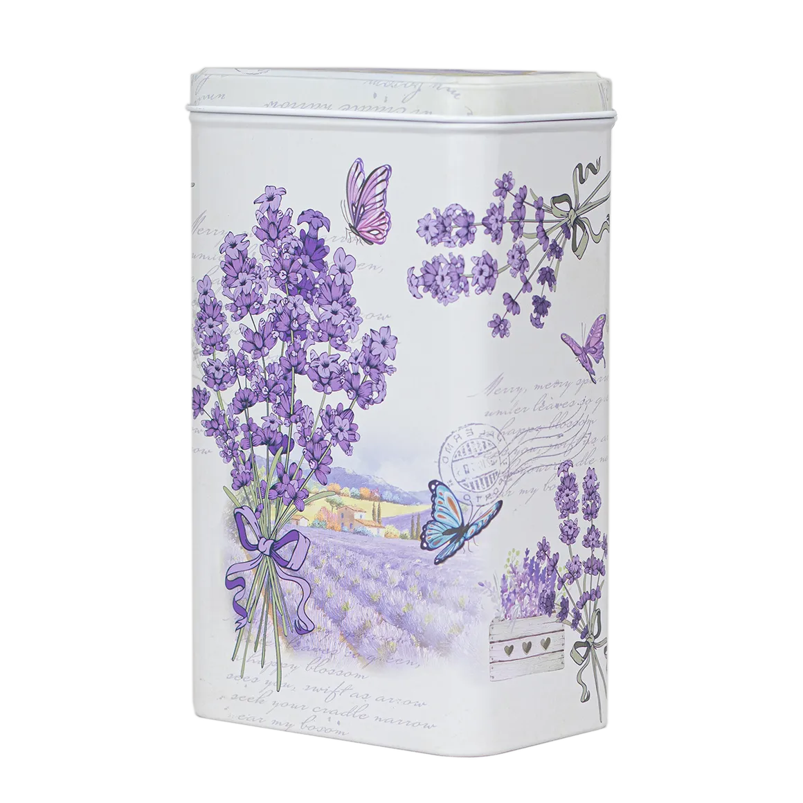 Bönor & Blad Ringen Lavendel & Fjäril burk mellan 400 g