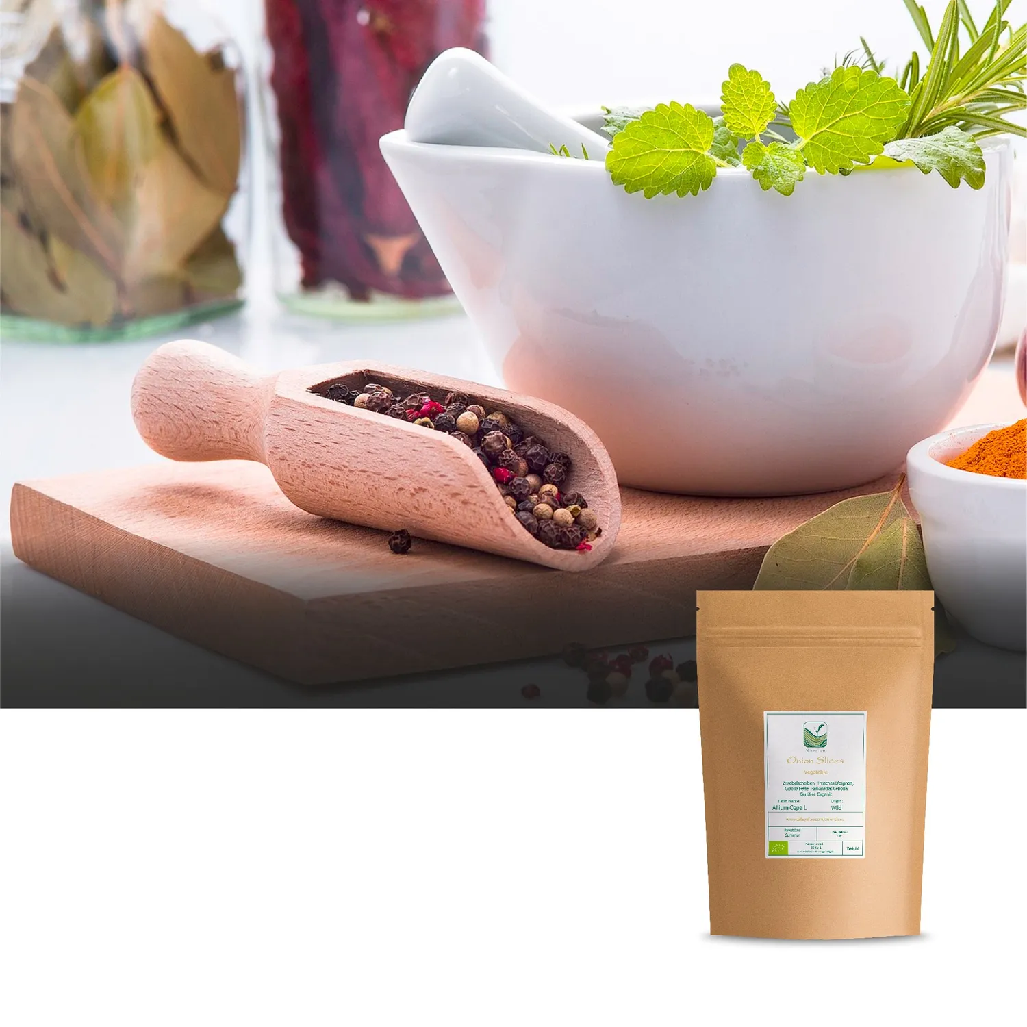Valley of Tea Skivad Lök torkad 100g söt