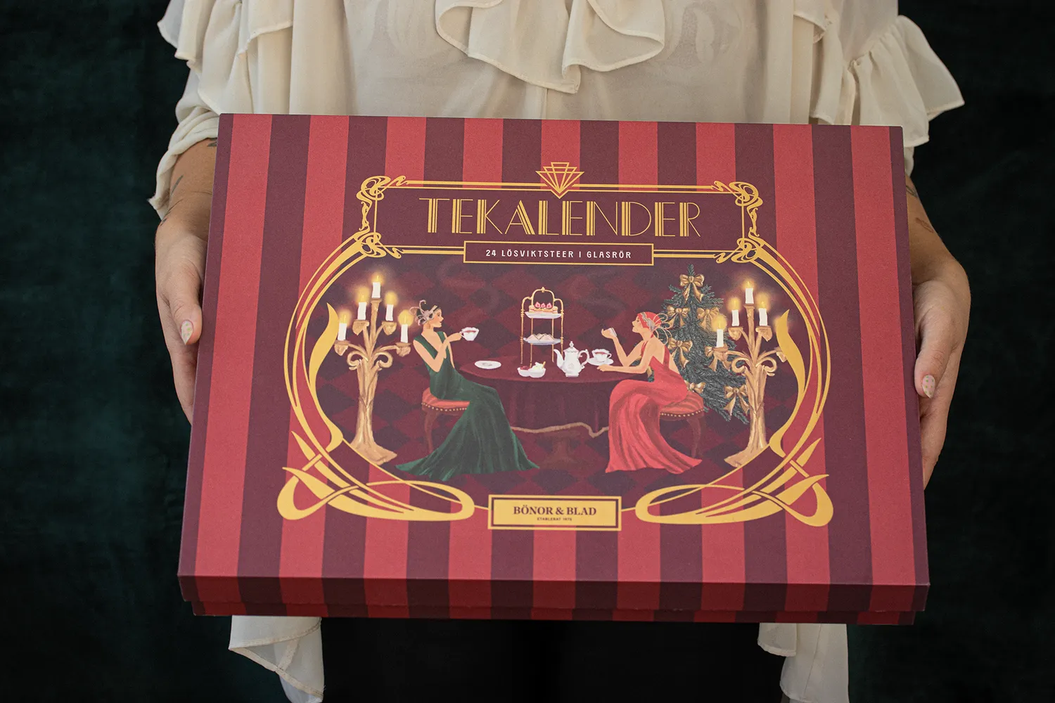 Bönor & Blad Tekalender 2026 adventskalender 24 luckor