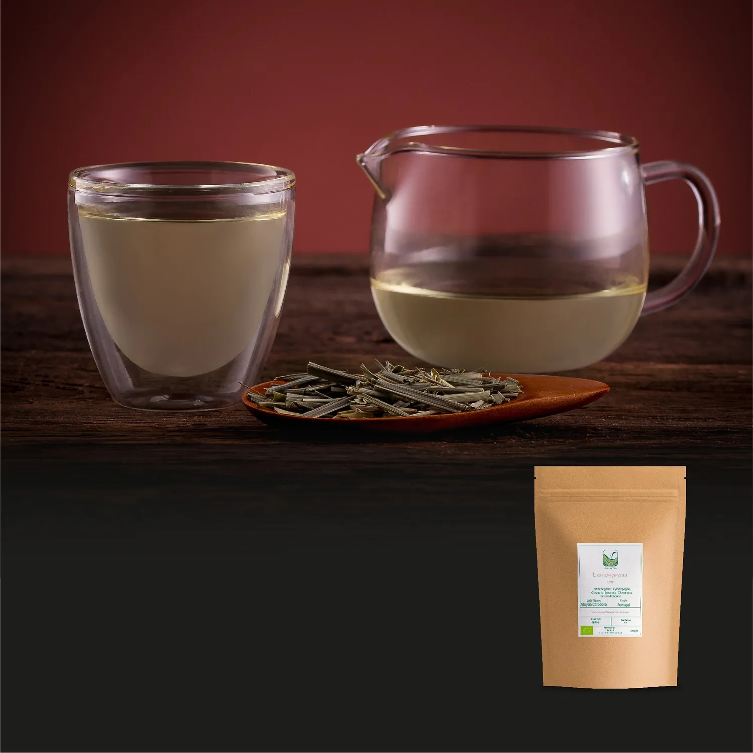 Valley of Tea Citrongräs örtte 700 g koffeinfri