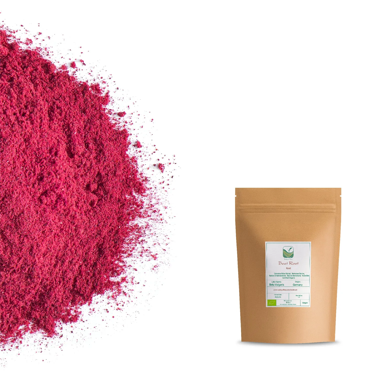 Valley of Tea Rödbetor örtte 100g söt