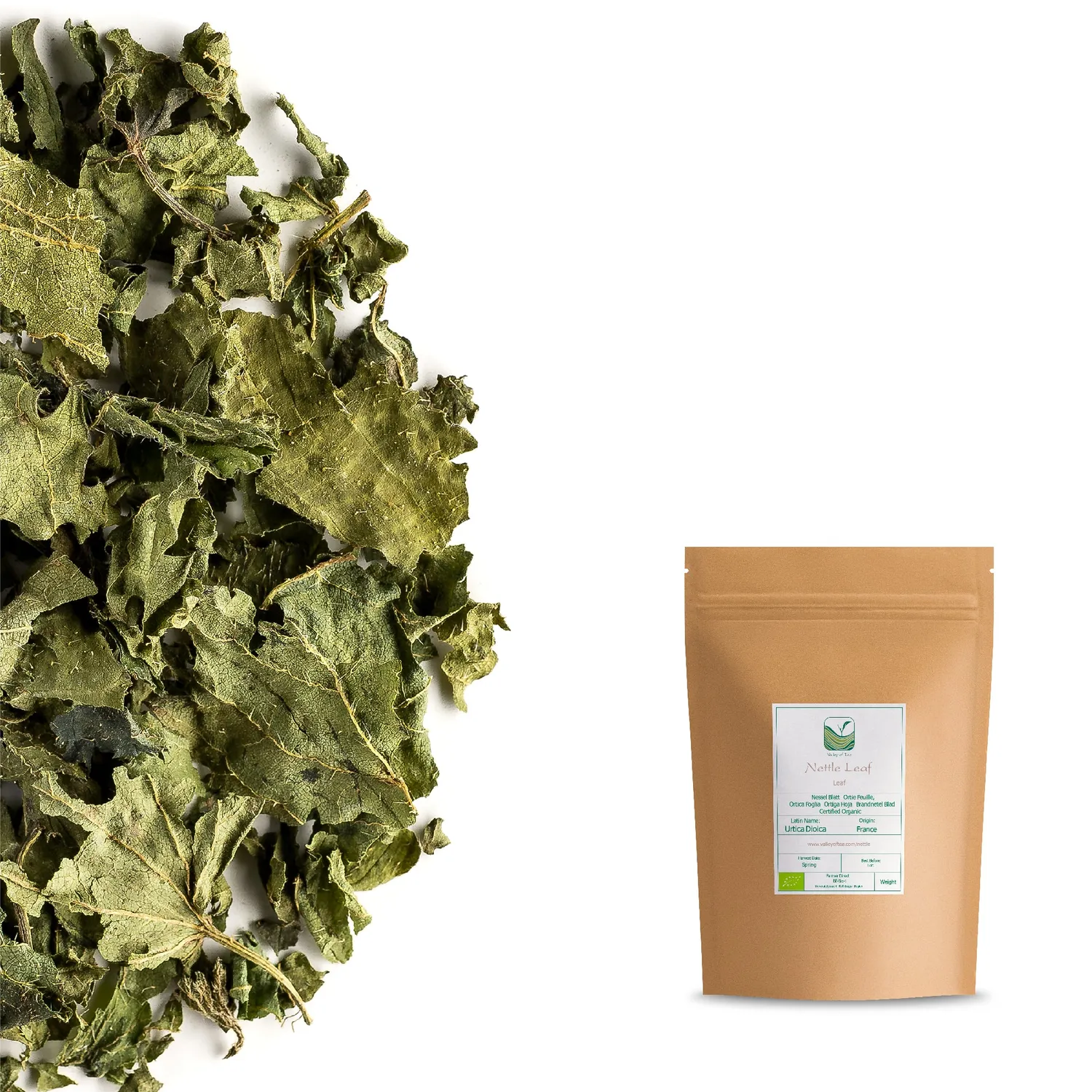 Valley of Tea Nässelblad örtte 100g koffeinfritt