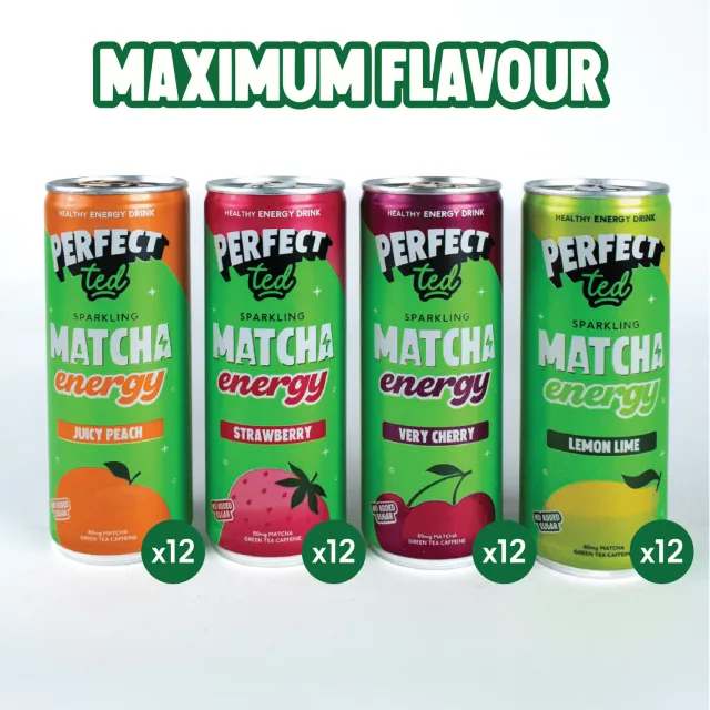 Perfect Ted Maximum Flavour energidryck 48-pack fruktig